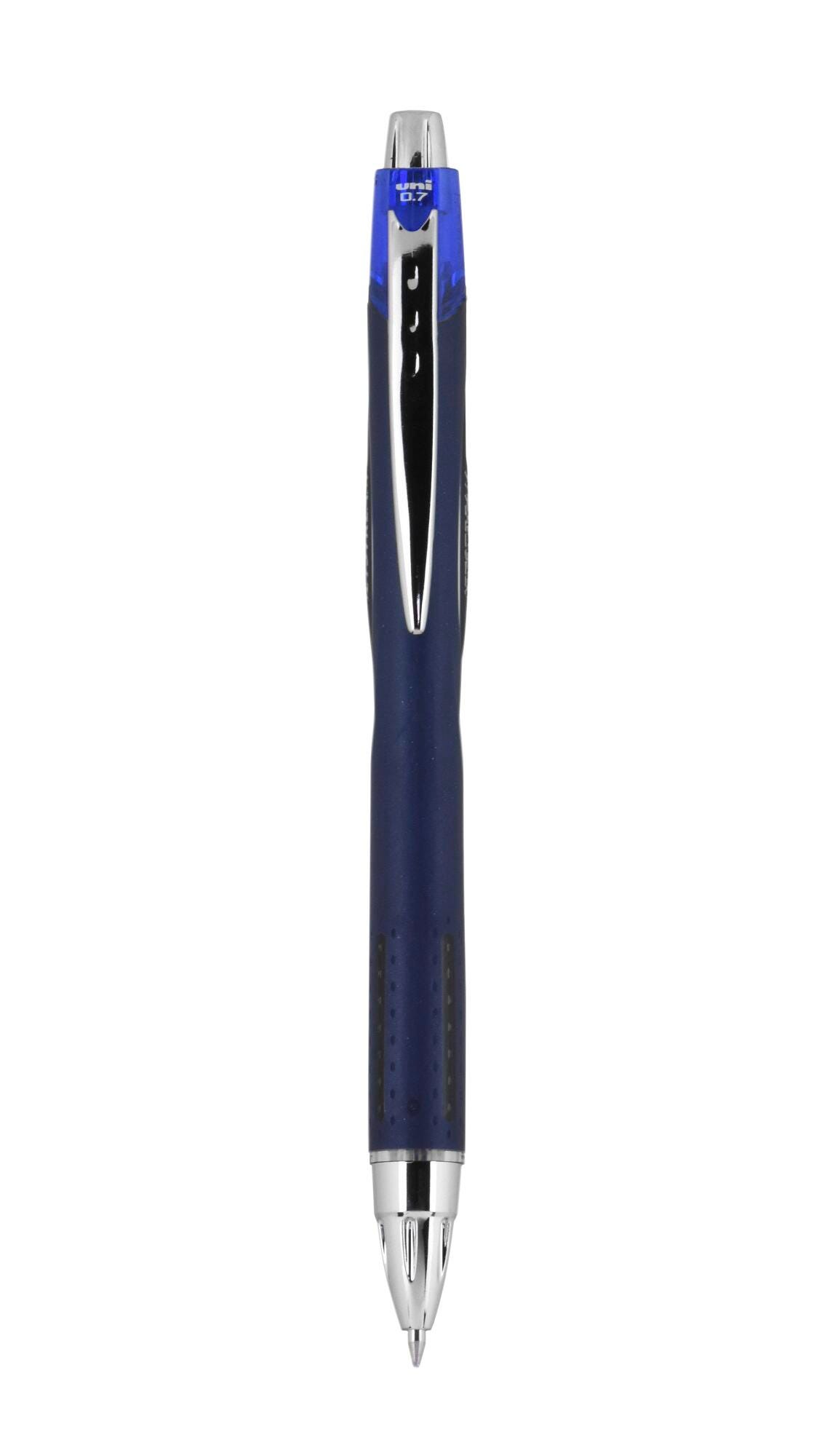 uni Jetstream RT Retractable Ballpoint Pen, 0.7 mm Fine Tip, Blue Ink